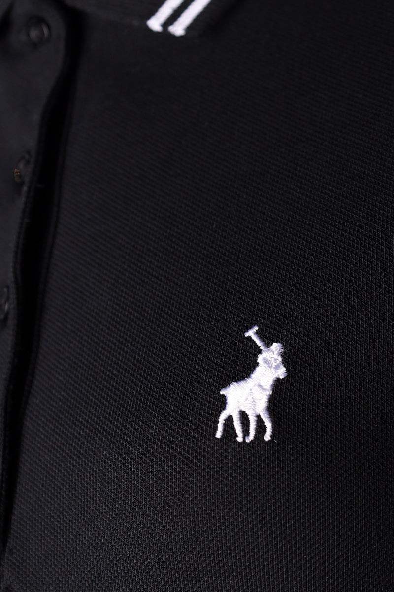 Polo Dress Leah Golfer Black